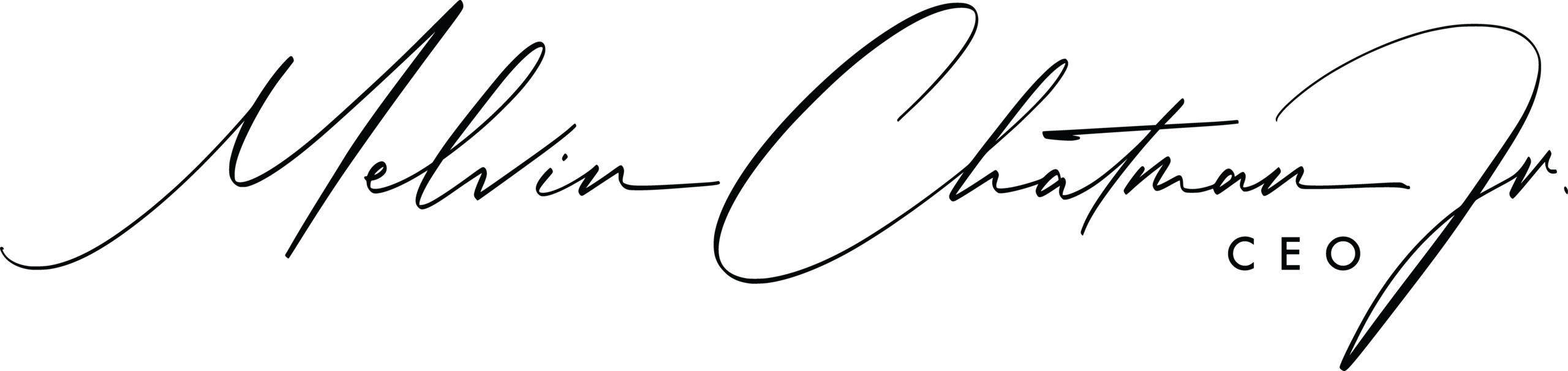Signature of Melvin Chatman Jr.